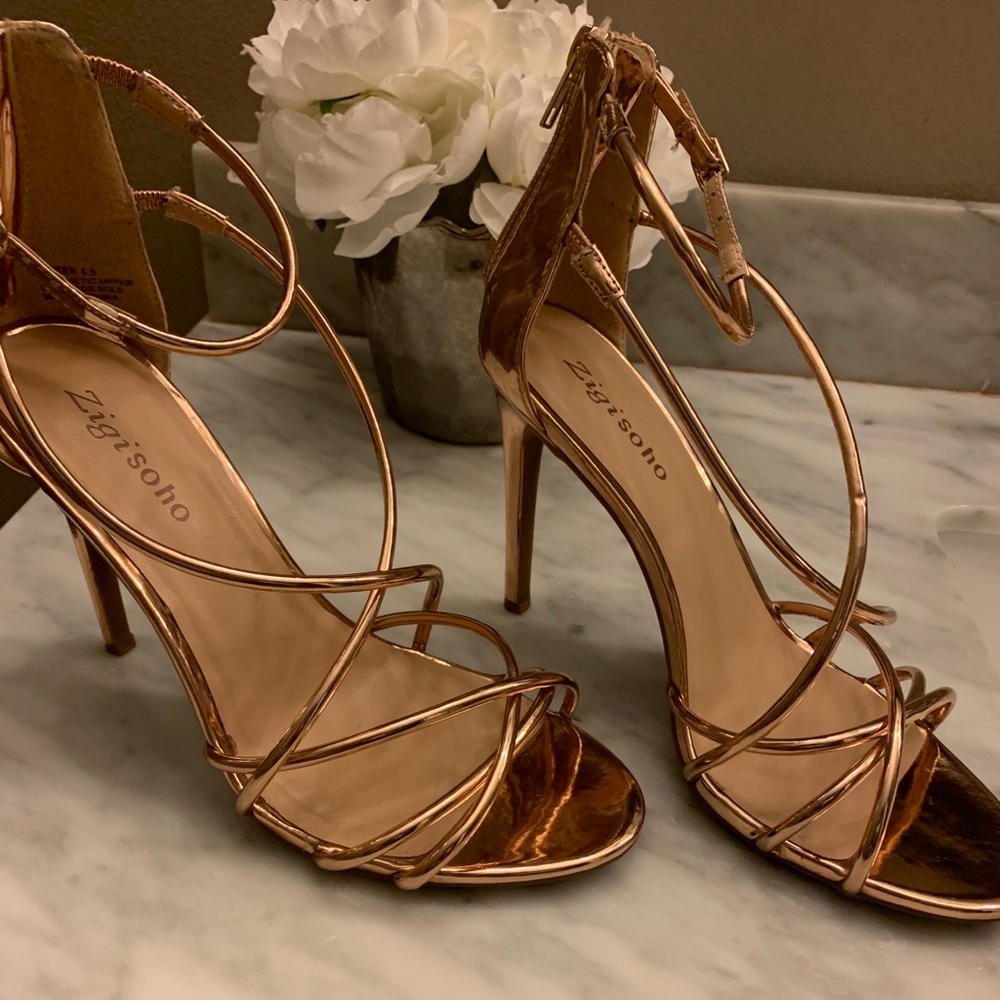 Rose gold Heels